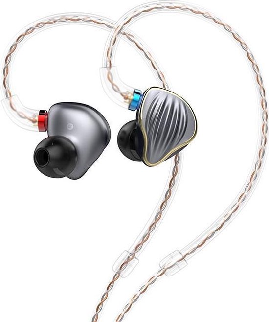 FiiO FH5 headphones/headset Hoofdtelefoons In-ear Titanium