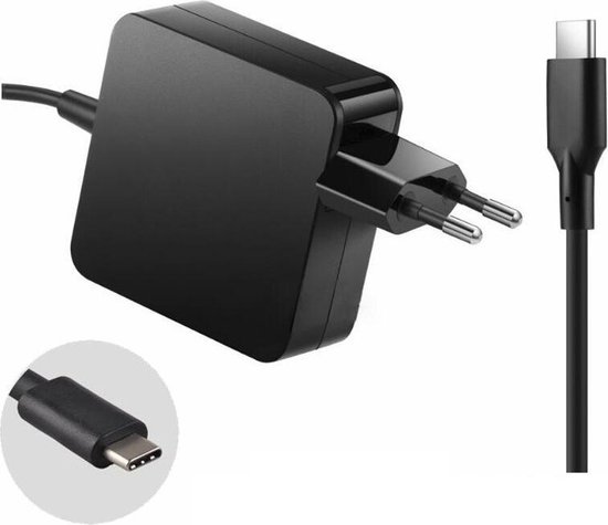 65W USB-C Adapter/Oplader voor Nintendo Switch - Asus - Acer - HP - Lenovo - Dell - Macbook -Toshiba - Medion - Surface