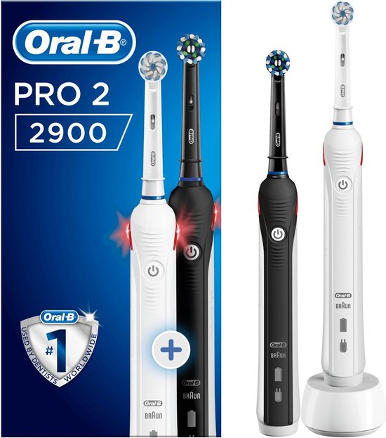 Oral-B PRO 2 2900 - Elektrische Tandenborstel - Duopack