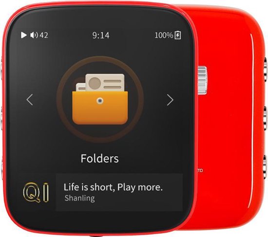 Q1 Portable Music Player Fire Red