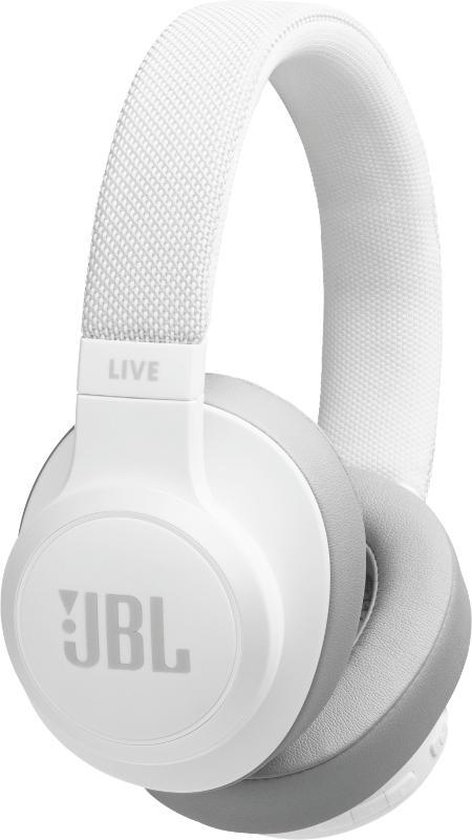 JBL Live 500BT - Over-ear bluetooth koptelefoon - Wit