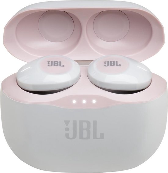 JBL Tune 120TWS - Volledige draadloze oordopjes - Roze/wit