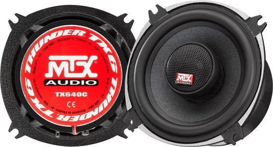 MTX TX640C 10cm Coax Speaker 2 x 280W THUNDER 6000 SERIES