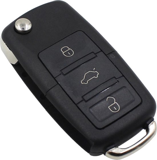 Autosleutelbehuizing - sleutelbehuizing auto - sleutelhoes - Autosleutel - Volkswagen, Seat en Skoda