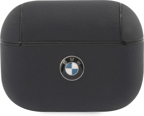 BMW Signature Leather Case voor Apple Airpods Pro - Donkerblauw