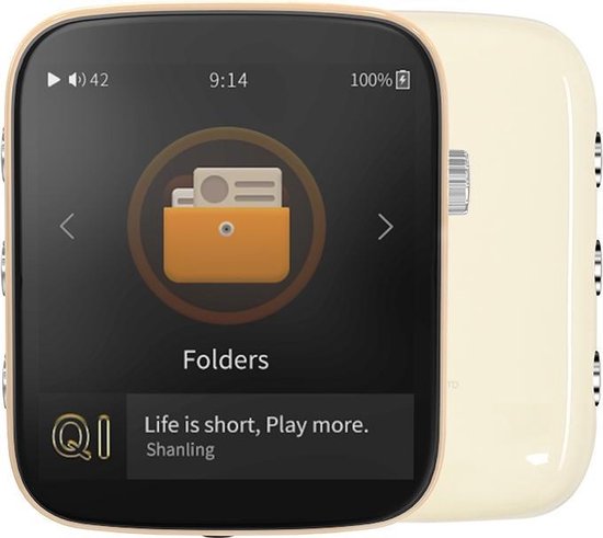 Q1 Portable Music Player Creamy White