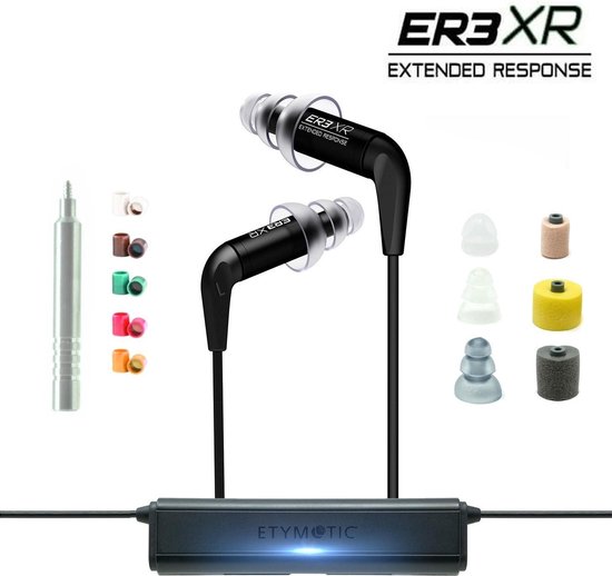 Etymotic ER3XR-BT Max Kit - in-ear headphones, noise cancelling, universele tip-kit