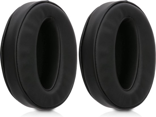 kwmobile 2x oorkussens voor Sennheiser HD 4.50 BTNC koptelefoons - imitatieleer - voor over-ear-koptelefoon - zwart