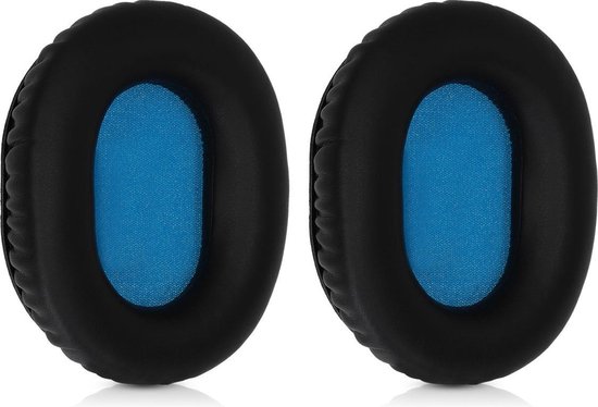 kwmobile 2x oorkussens voor Sennheiser HD8 / HD8 DJ / HD6 MIX koptelefoons - imitatieleer - voor over-ear-koptelefoon - zwart