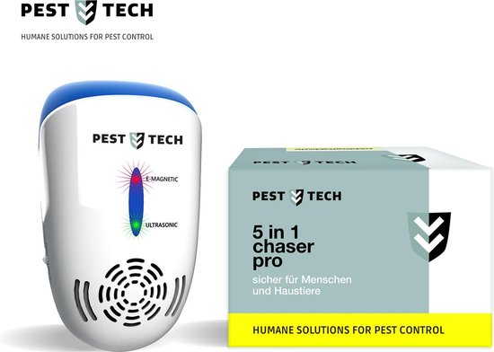 Pest Tech™ Ultrasone Ongedierte Verjager Pro - Bestrijd en Verjaagt ongewenst ongedierte - Netstroom