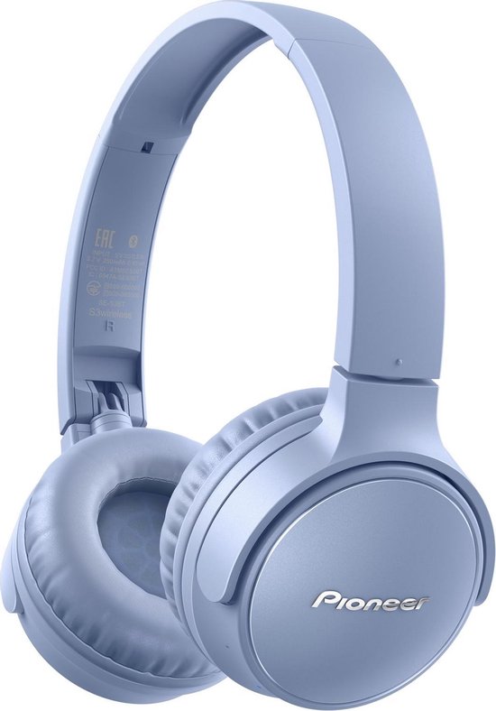 Pioneer SE-S3BT(L)CZU Headset Hoofdband Bluetooth Blauw