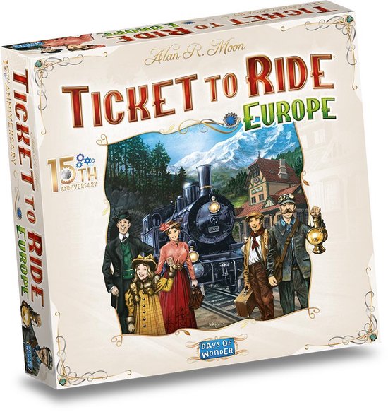 Ticket to Ride Europe 15th Anniversary - Bordspel