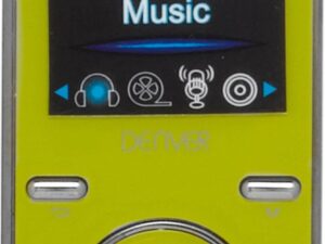 Denver MPG-4054NRC - MP3 speler - MP4 speler - portable speler - 4GB geheugen - Groen