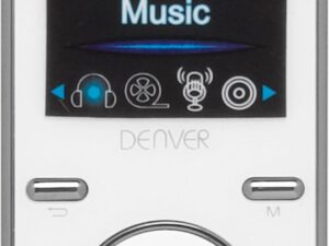 Denver MPG-4054NRC - MP3 speler - MP4 speler - portable speler - 4GB geheugen - Wit