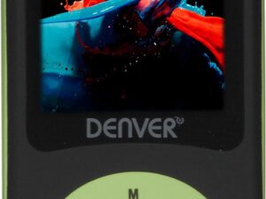 Denver MPG-4094NR – MP3 speler - MP4 speler – portable speler – 4GB geheugen – uitbreidbaar met Micro SD - Groen