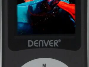 Denver MPG-4094NR – MP3 speler - MP4 speler – portable speler – 4GB geheugen – uitbreidbaar met Micro SD - Zilver