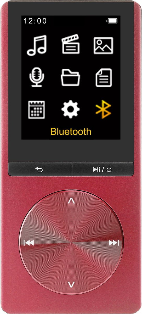 Difrnce MP1820BT Red - MP4 speler met 4GB geheugen - Rood