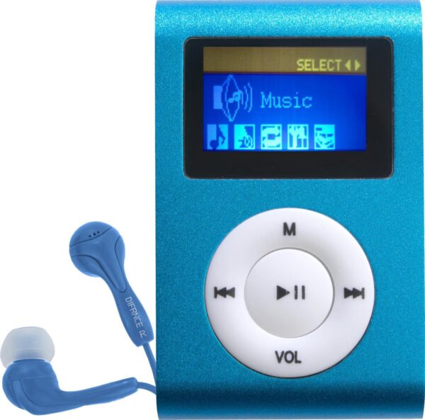 Difrnce MP855 - MP3 speler - 4 GB - Blauw
