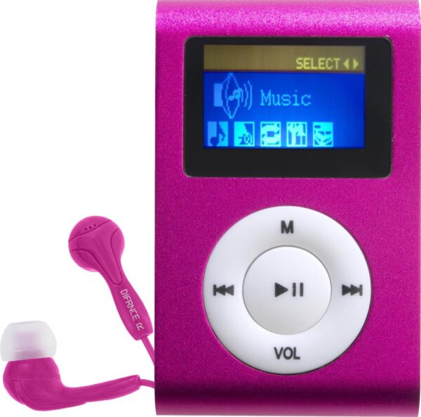 Difrnce MP855 - MP3 -speler - 4 GB - Roze