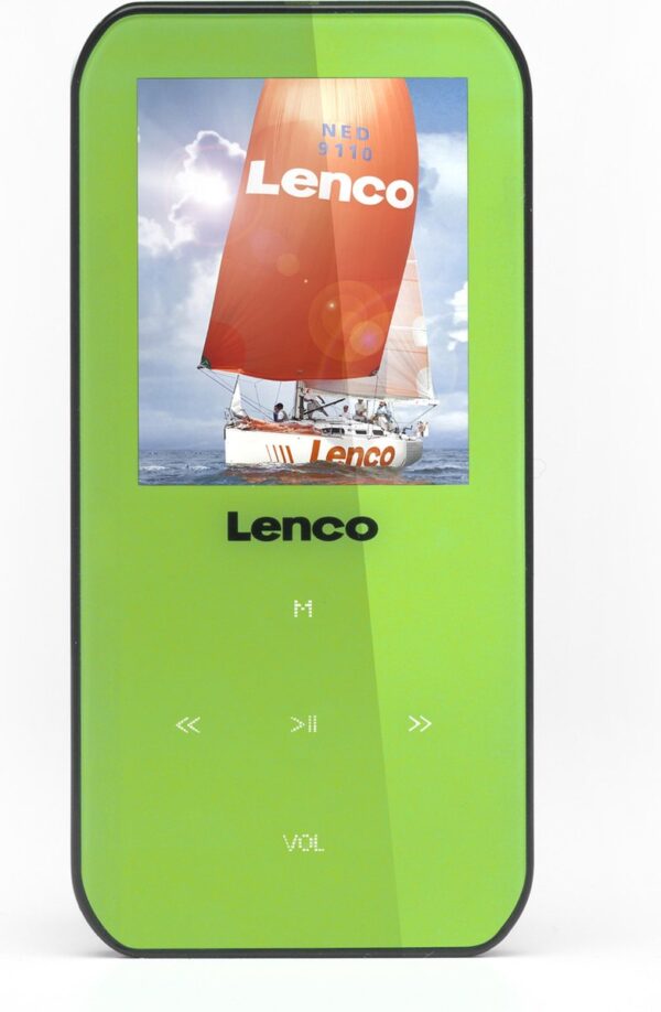 Lenco Xemio-655 Green - MP3 speler met SD en USB ingang - 4 GB - Groen