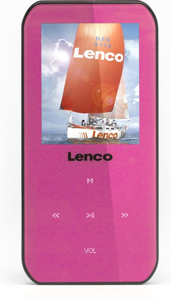 Lenco Xemio-655 Pink - MP3 speler met SD en USB ingang - 4 GB - Roze