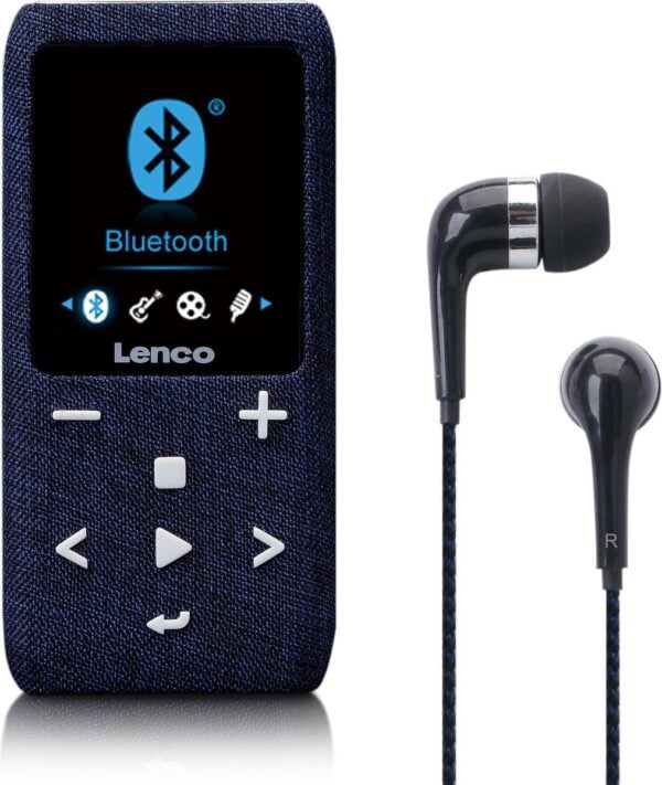 Lenco Xemio-861BU - MP3-speler met Bluetooth en 8 GB micro SD - Blauw