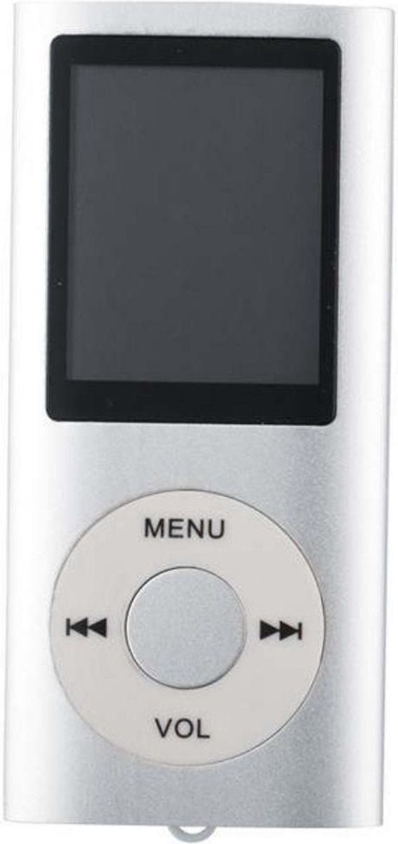 MP3 Speler - MP3 Speler inclusief Oordopjes - MP3 16GB Geheugen - MP3 Speler Zilver