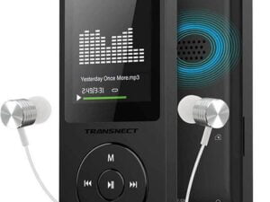 MP3 Speler - met Bluetooth - met FM radio en Spraakrecorder - 8GB Geheugen- Ondersteuning tot 128 GB - Oordopjes Inclusief - Zwart